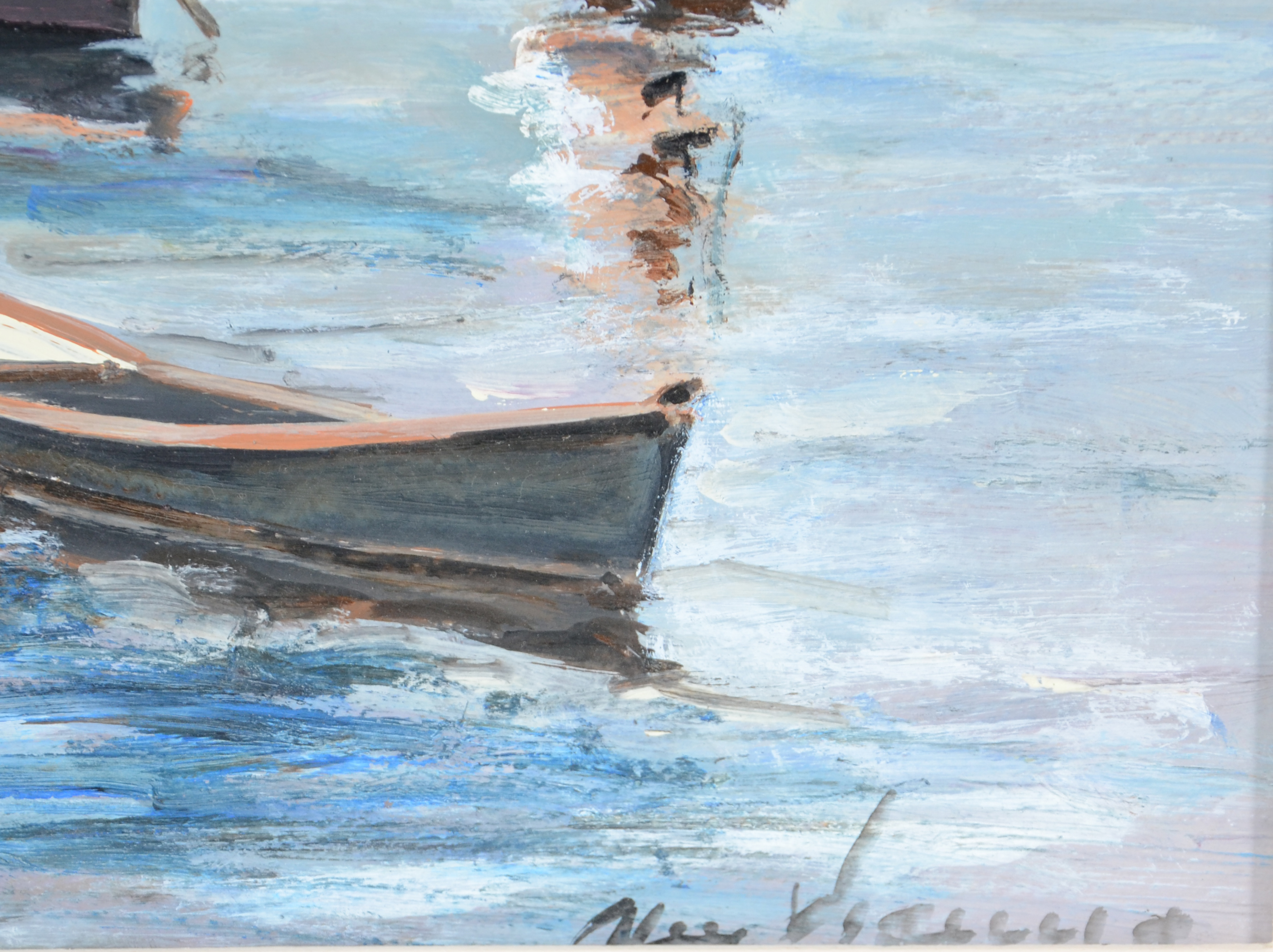 Alcy Vianna (1937), Marinha com barcos - foto 2 de 2
