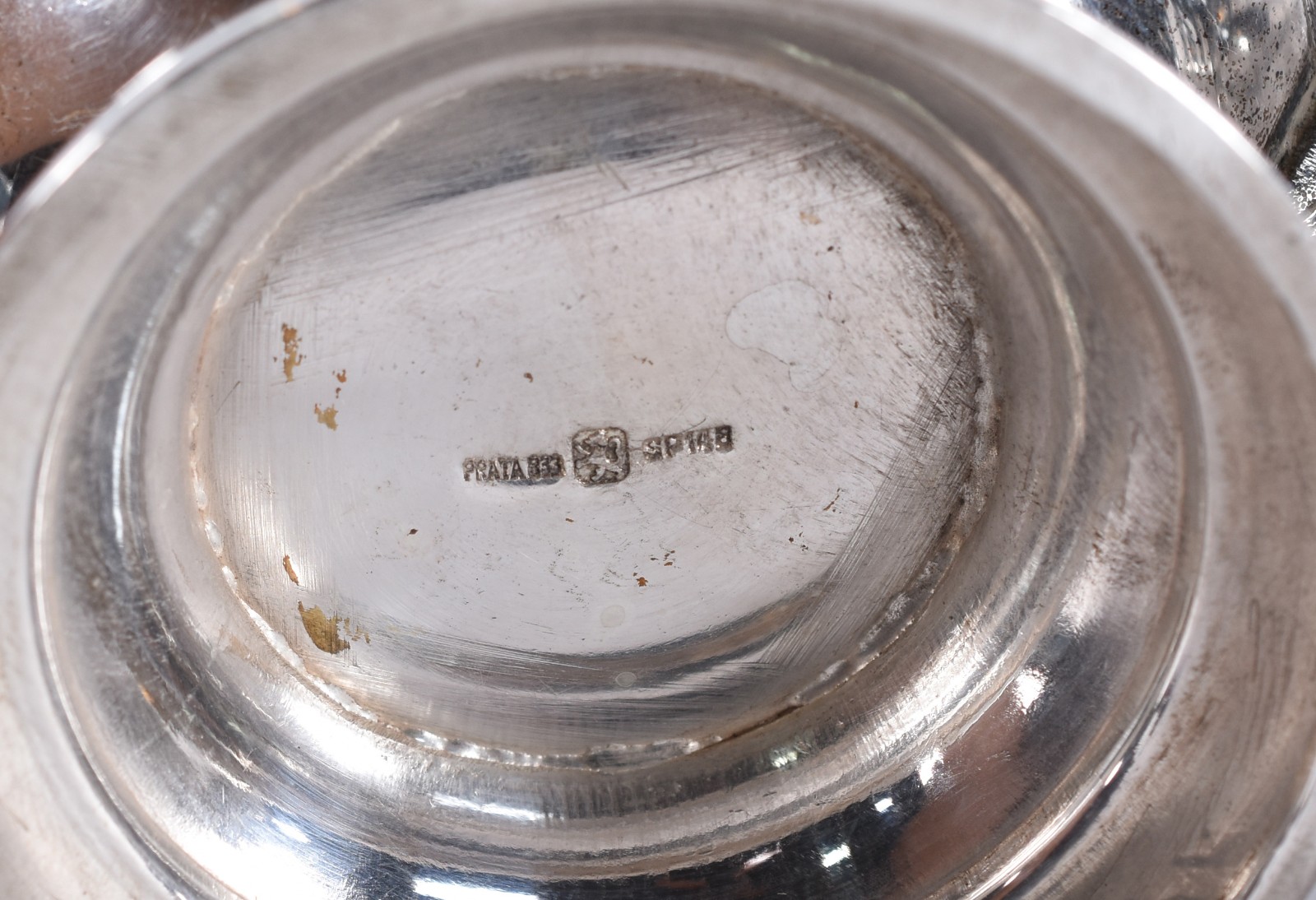 Baixela para chá e café de prata contraste 833 mls, composto de: 2... - foto 5 de 5