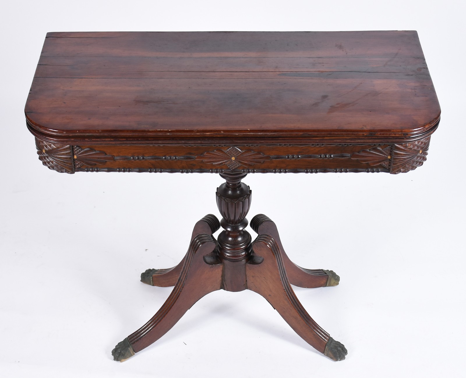 Mesa de encostar de madeira nobre, tampo dobrável. - foto 4 de 7