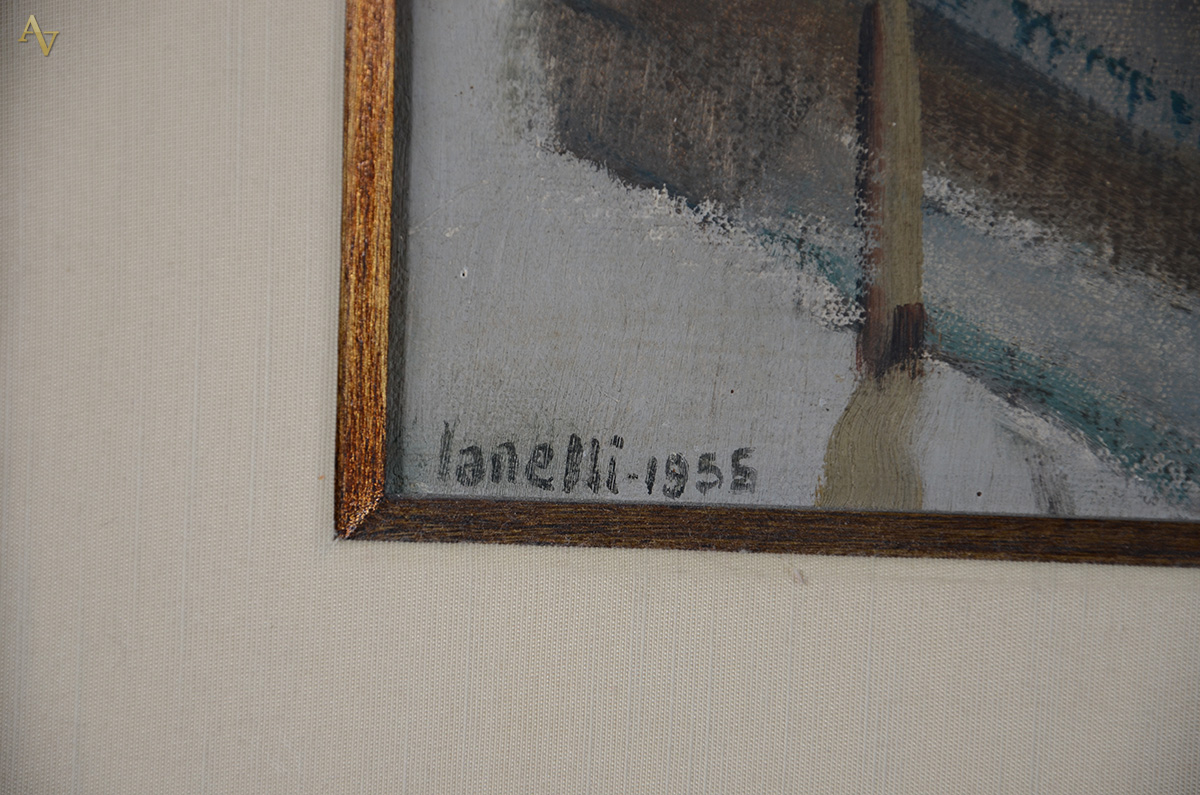 IANELLI, Arcângelo (1922 / 2009) - Marinha - ost - 46 x 61 - datado... - foto 3 de 3