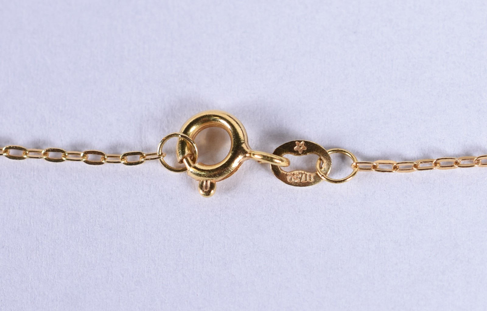 Cordão em ouro 18k com placa em relevo "Coração de Jesus" (Por... - foto 6 de 6