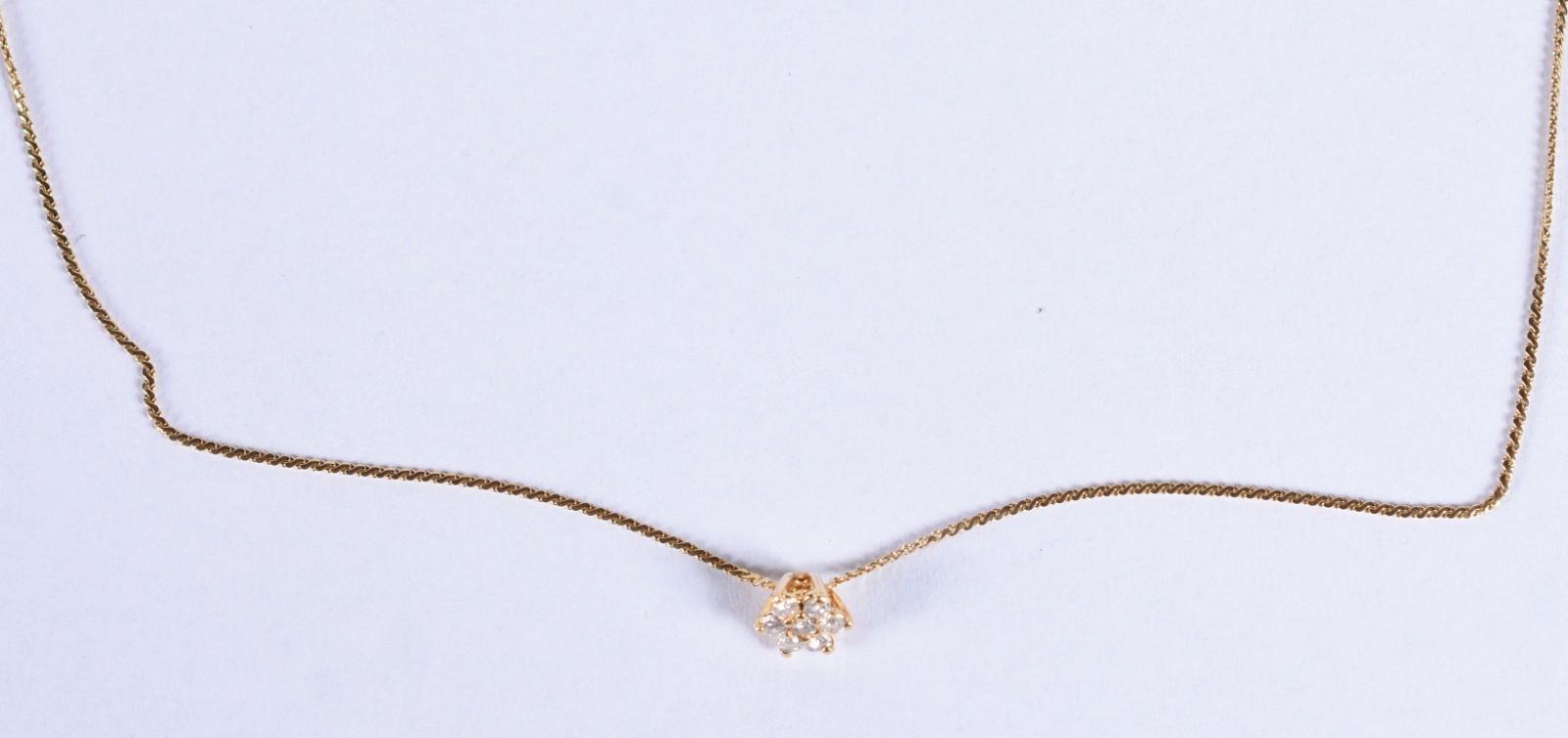 Cordão com pingente de ouro 18k contraste 750 mls, pingente feitio... - foto 3 de 6