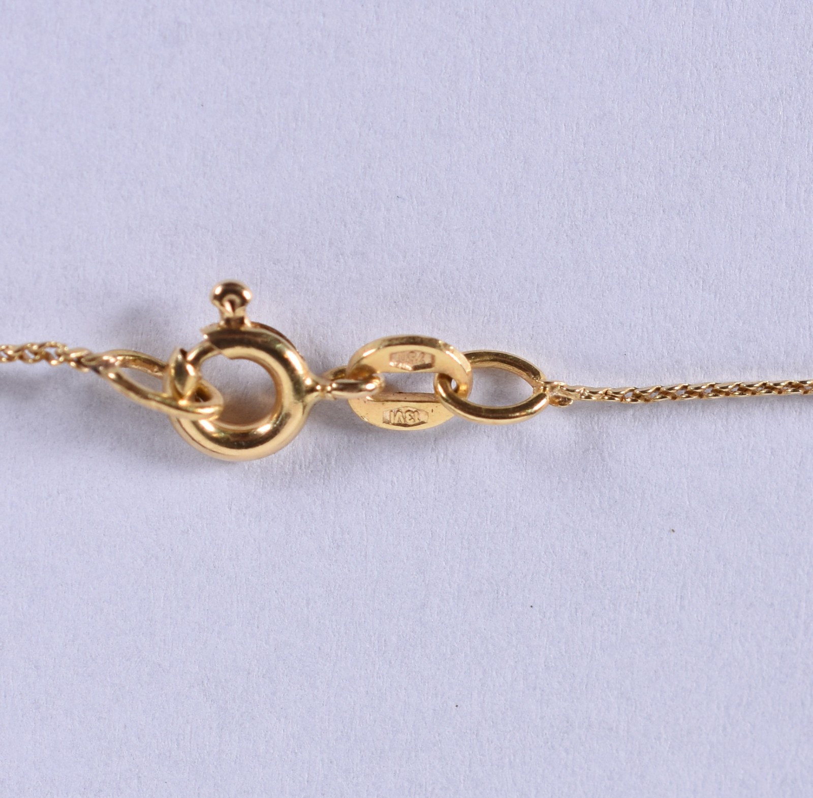 Cordão com pingente de ouro 18k contraste 750 mls, pingente feitio... - foto 6 de 6