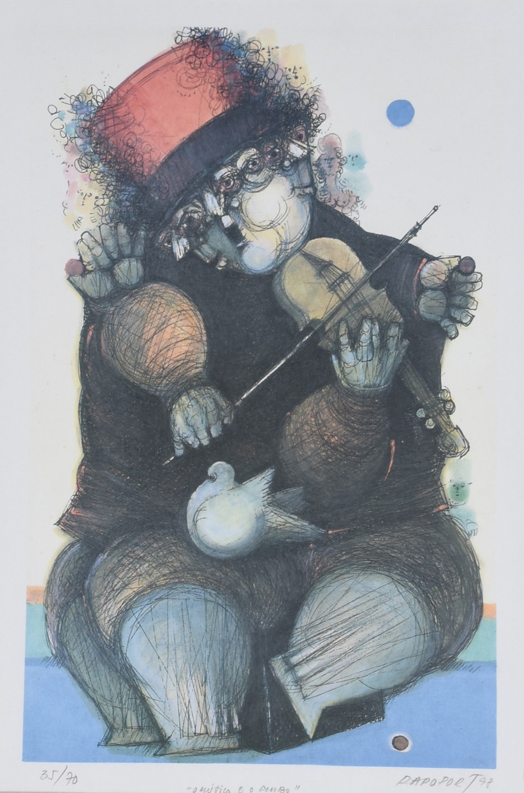 Alexandre Rapoport (1929), O Músico e o Pombo - foto 1 de 5