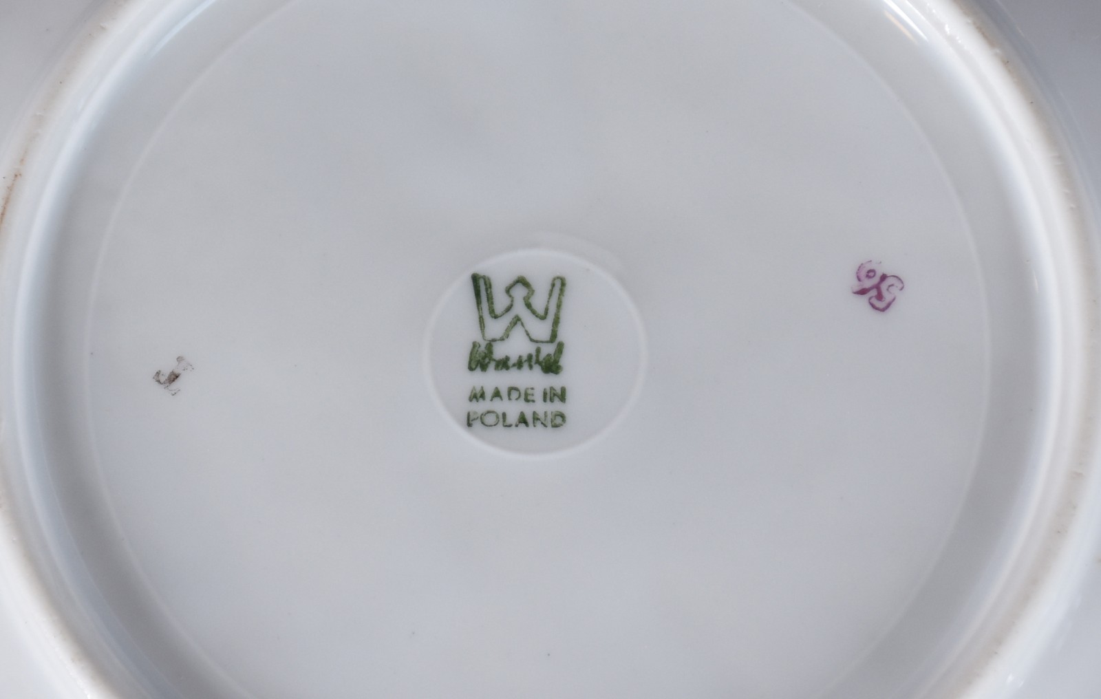 Serviço de chá de porcelana polonesa branca decorada com cenas... - foto 5 de 5