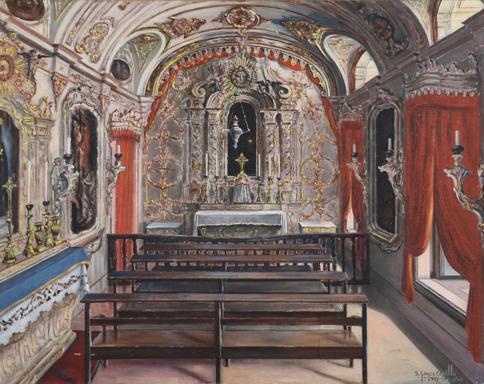 Sobragil Carôllo (1896-1974), Interior da Igreja - foto 1 de 5