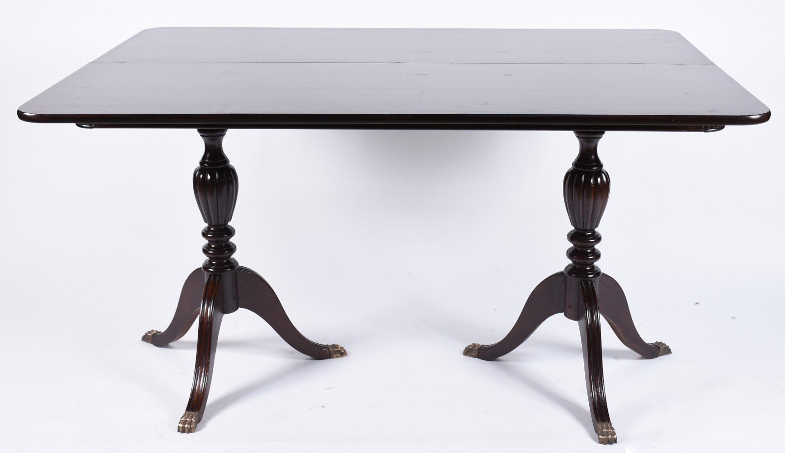 Mesa/aparador de madeira nobre estilo ingles, tampo dobrável, apoio... - foto 4 de 9