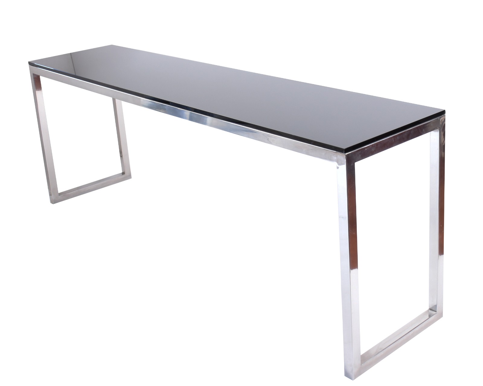 Aparador de metal, tampo de vidro, design moderno (Retirada no... - foto 1 de 6
