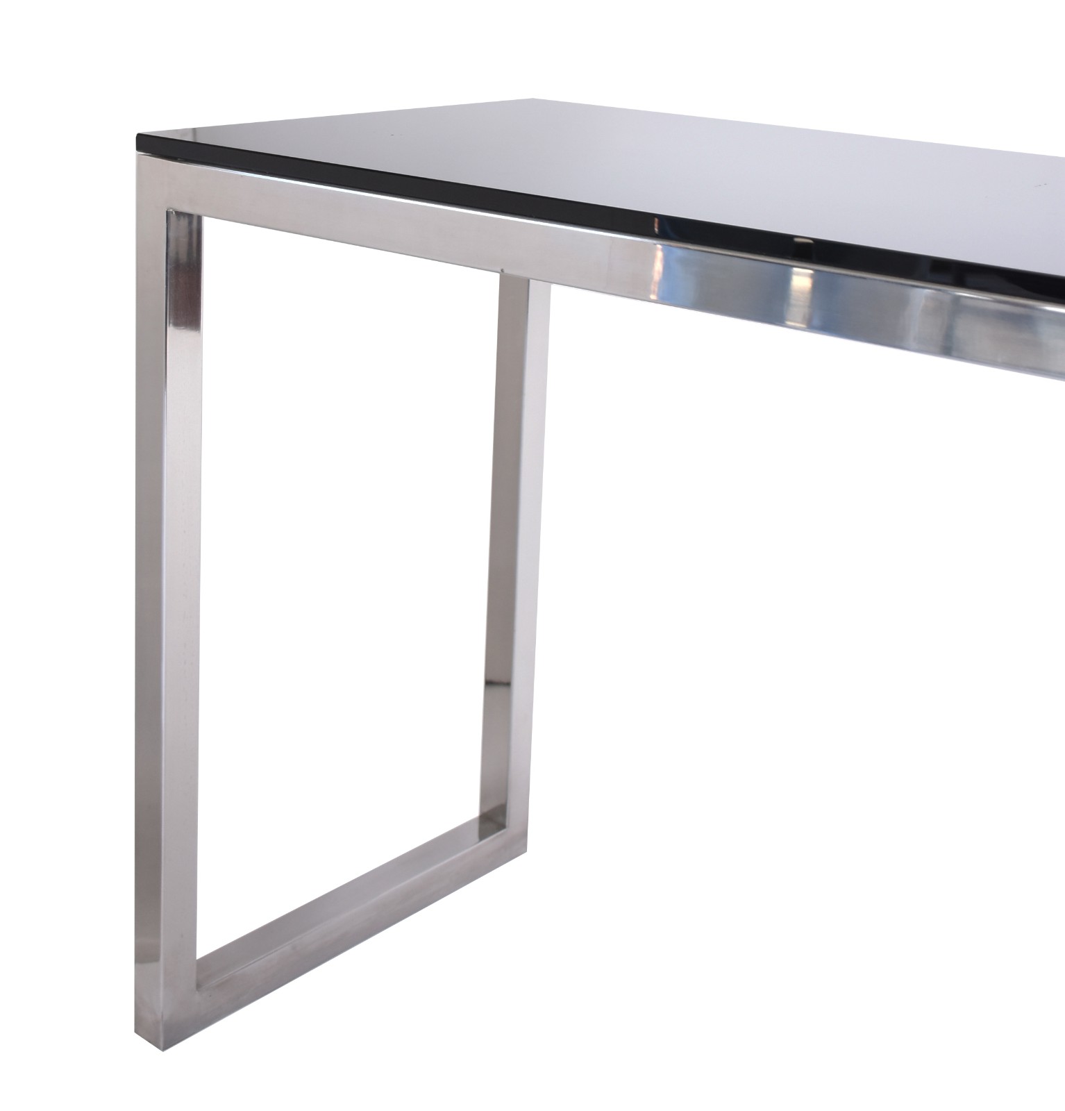 Aparador de metal, tampo de vidro, design moderno (Retirada no... - foto 5 de 6