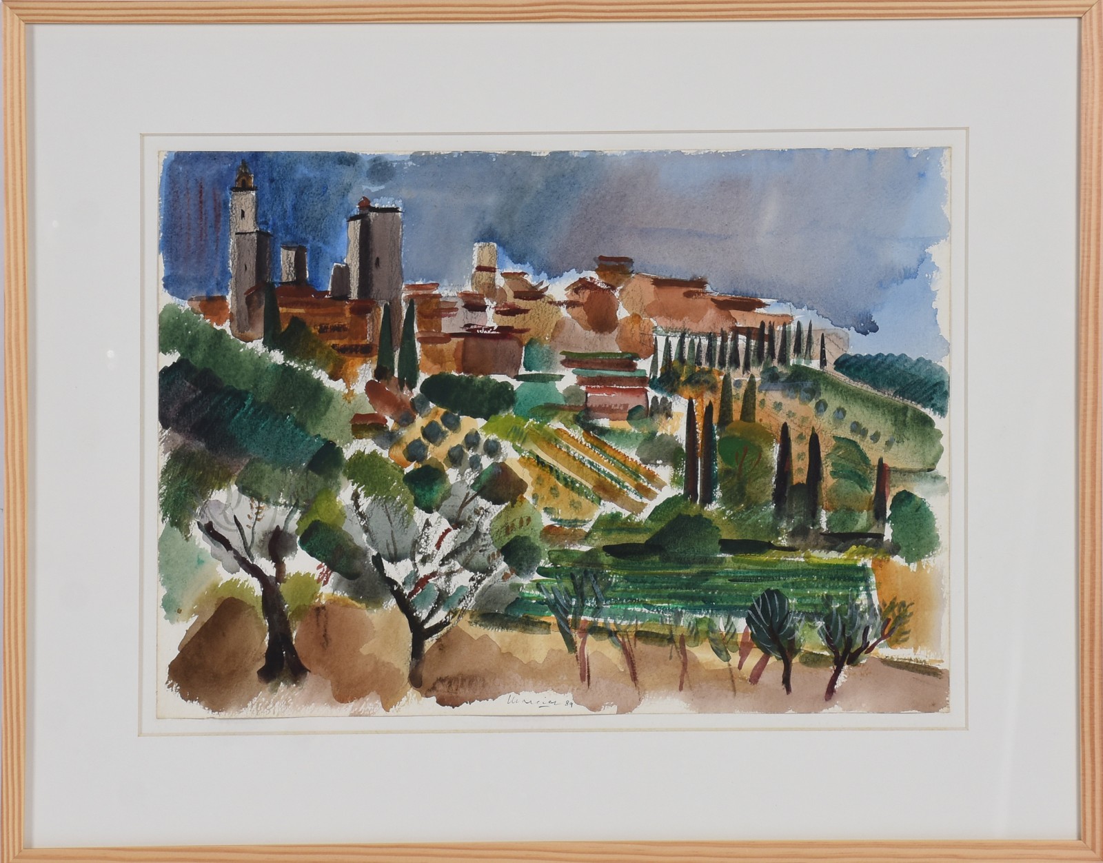 Emeric Marcier (1916-1990), San Gimignano, Toscana - foto 4 de 4