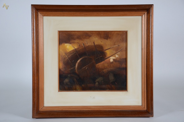 BIANCO, Enrico (1918 - 2013) - Trigal - ose - 35 x 40 - datado 1977 - foto 1 de 4