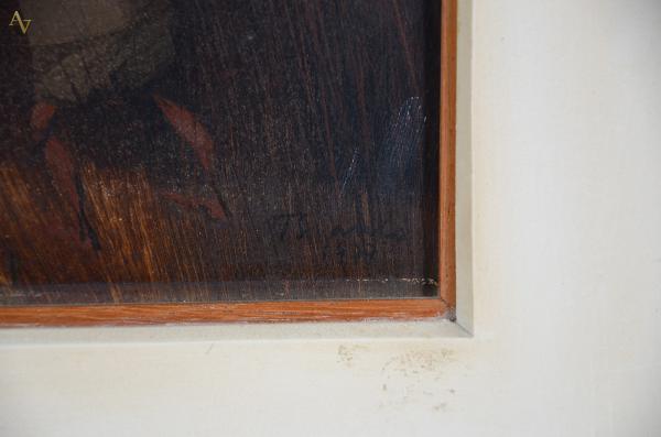 BIANCO, Enrico (1918 - 2013) - Trigal - ose - 35 x 40 - datado 1977 - foto 3 de 4