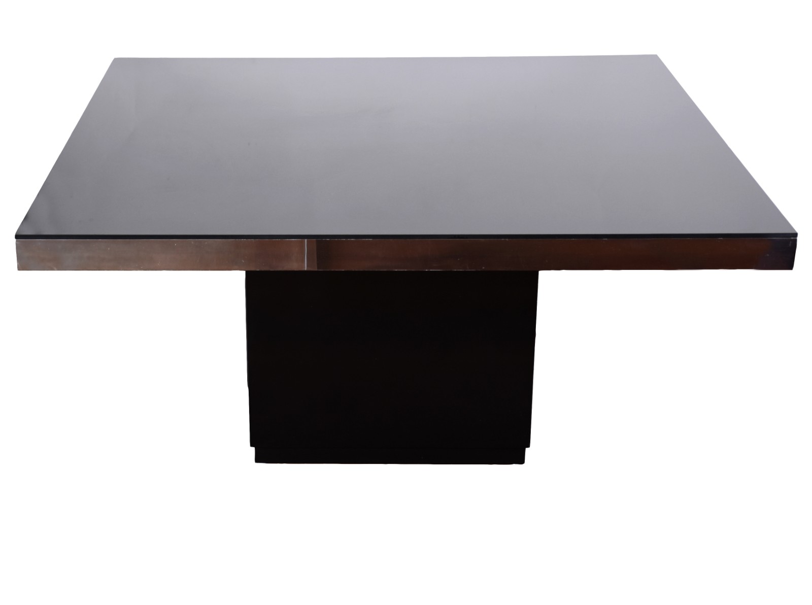 Mesa de jantar design moderno, tampo espelhado, base central no... - foto 1 de 4