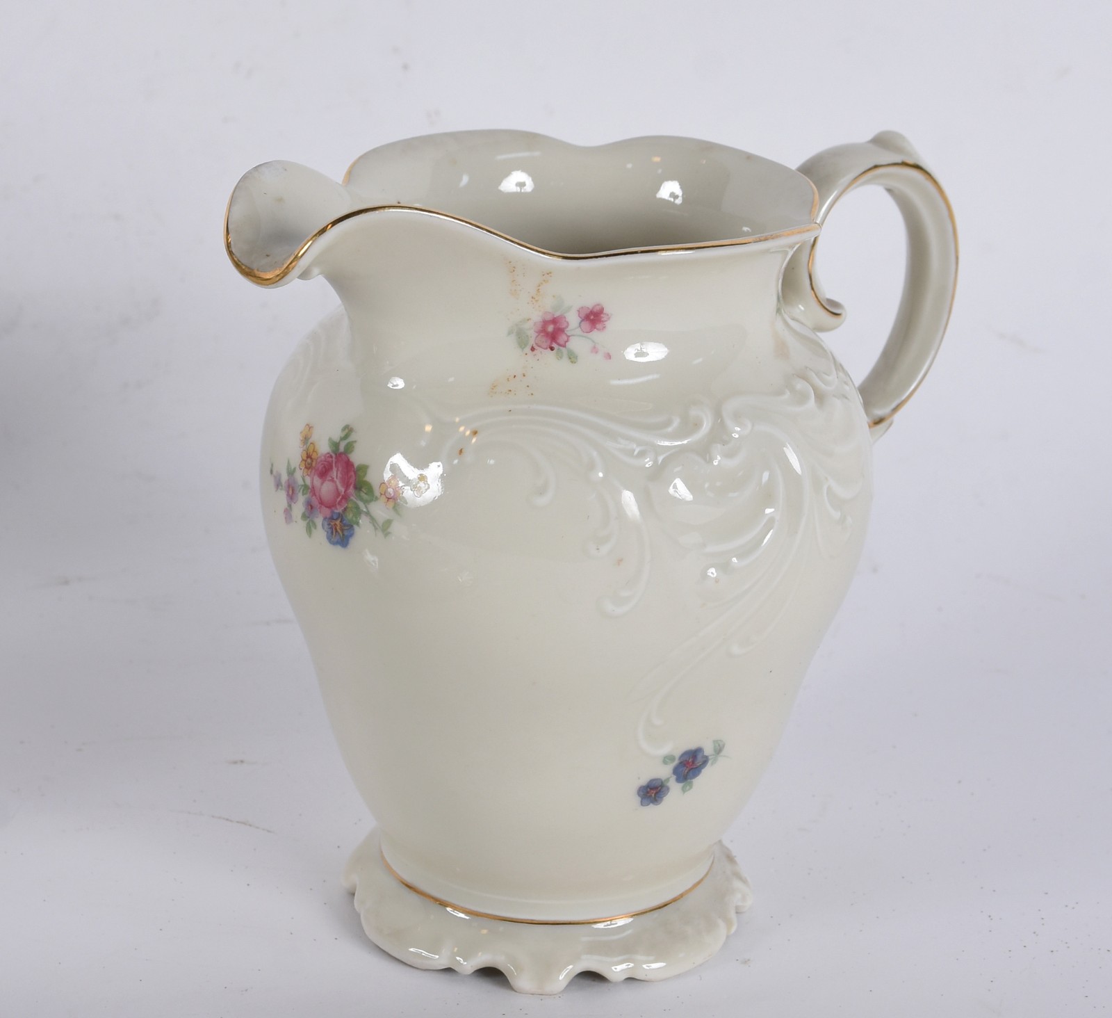Conjunto para chá de porcelana polonesa KPM, decorado com pequenas... - foto 3 de 5