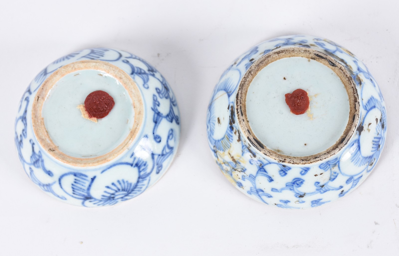 Duas antigas caixas de porcelana chinesa azul e branca, feitio... - foto 4 de 6