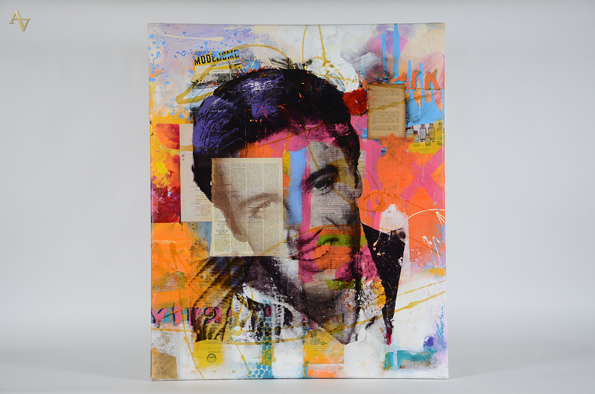 CLAUS COSTA - Elvis Presley - téc. mista - 100 x 120 - foto 1 de 4