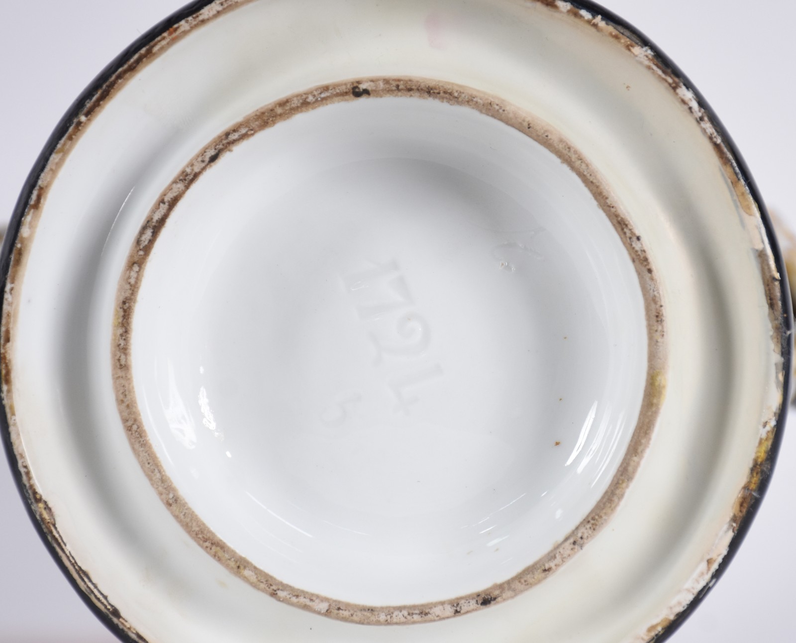 Vaso de porcelana francesa Velho Paris, fundo em tons de laranja... - foto 8 de 8