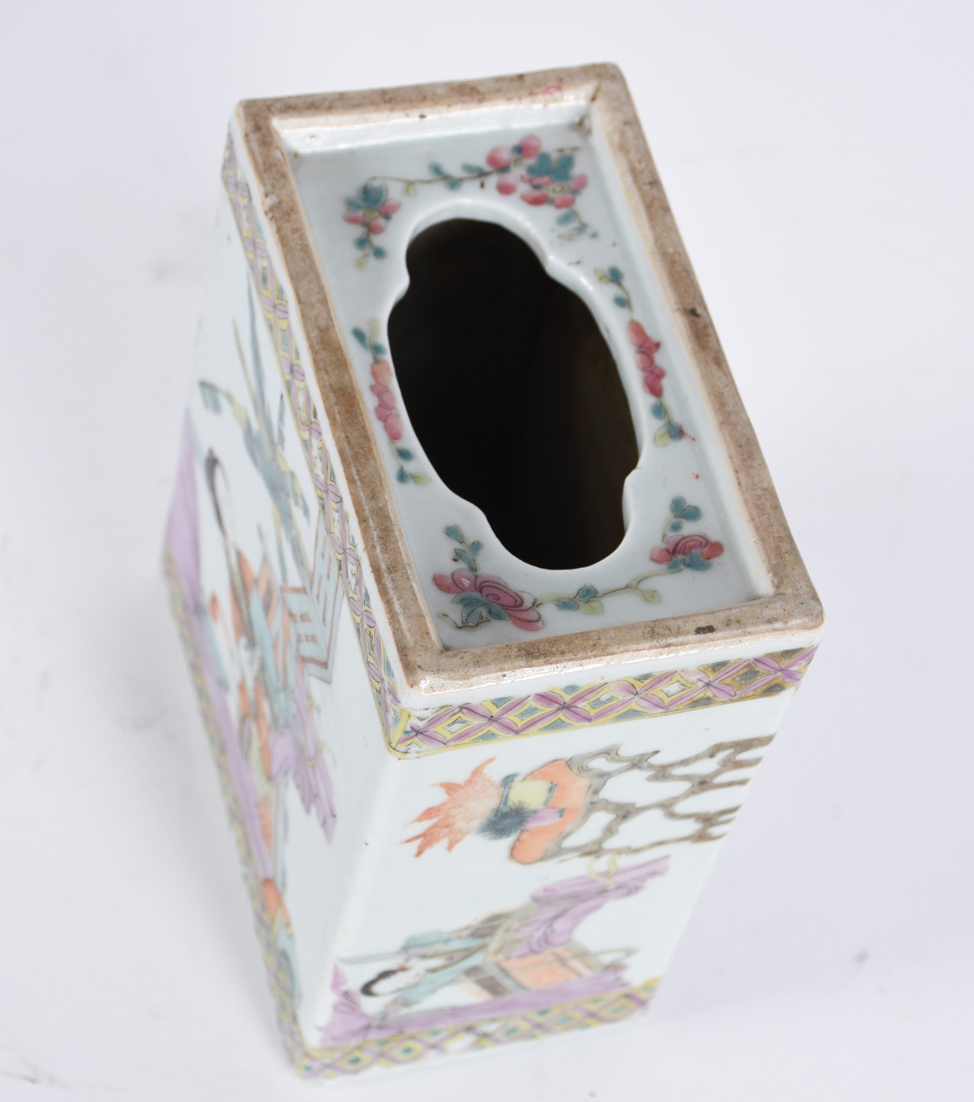 Antigo repouso de nunca (travesseiro) de porcelana chinesa com... - foto 5 de 5