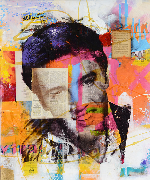 CLAUS COSTA - Elvis Presley - téc. mista - 100 x 120 - foto 2 de 4