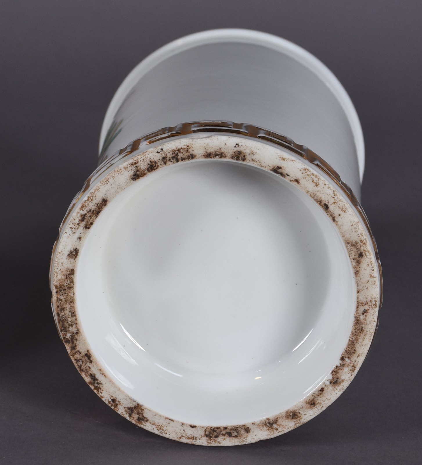 Antigo pote de farmácia em porcelana Vieux Paris, inscrição... - foto 6 de 6