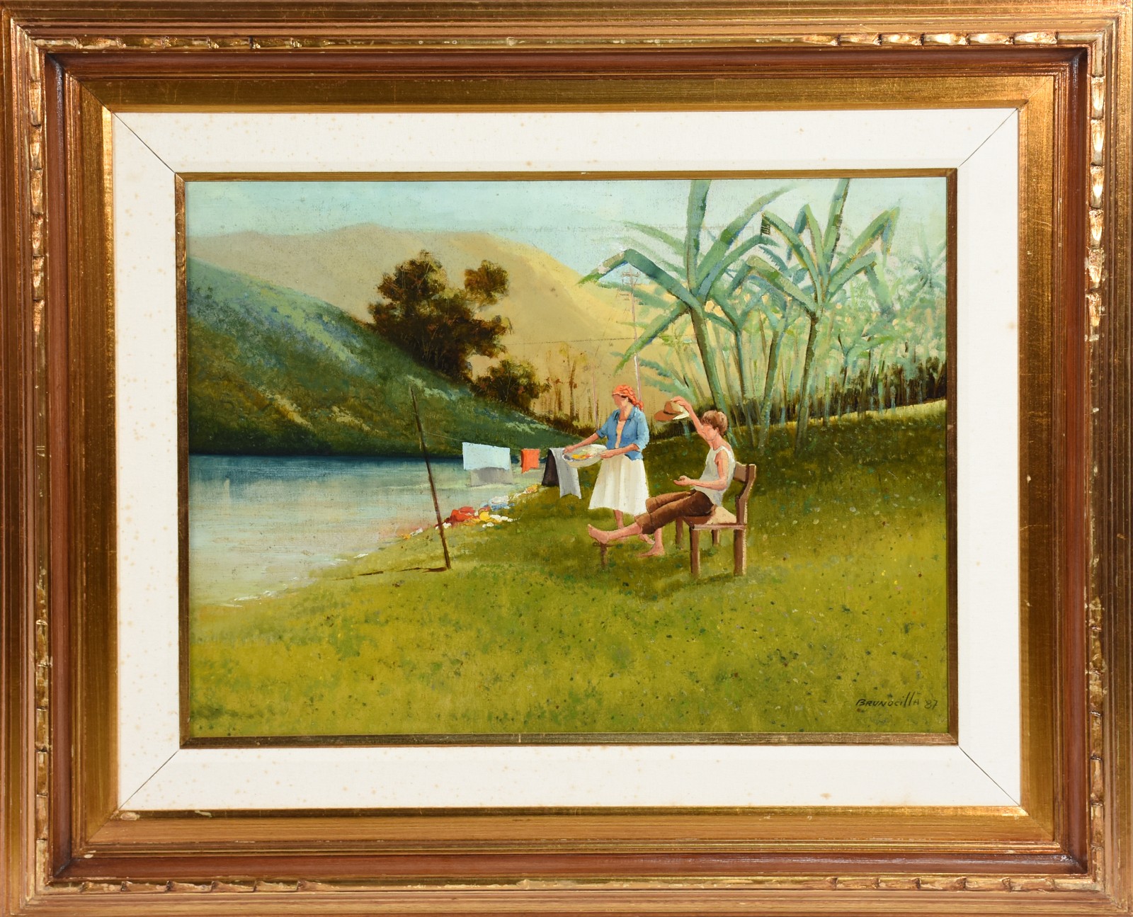 Francesco Brunocilla (1948), Paisagem rural - foto 2 de 4