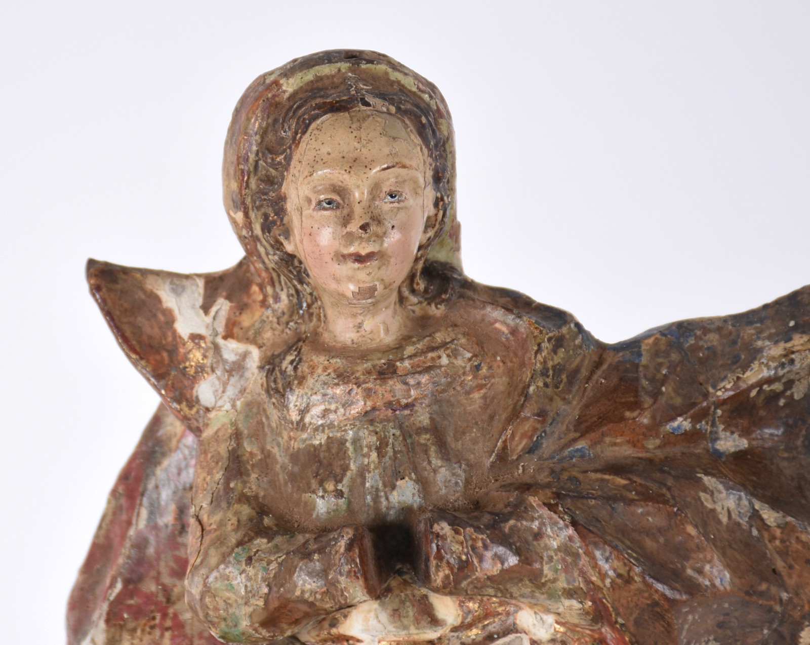 Nossa Senhora da Conceição - Antiga imagem de madeira com resquícios... - foto 2 de 7