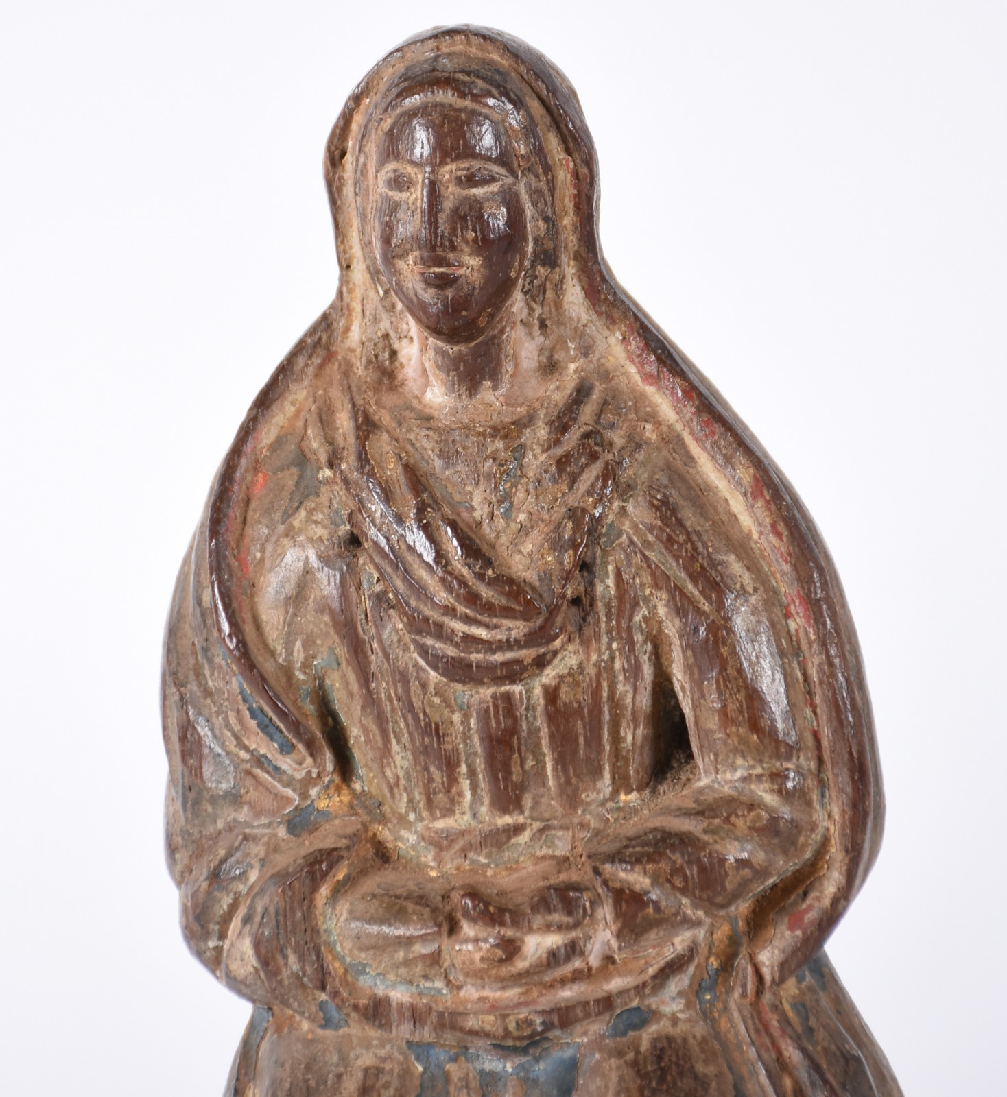 Nossa Senhora das Dores - Antiga Imagem de madeira com resquícios de... - foto 2 de 4