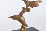 Domenico Calabrone (1928-2000),  - Escultura de bronze. Assinada e Numeração 072.