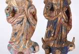 Nossa Senhora da Conceição- Duas antigas imagen... - Nossa Senhora da Conceição- Duas antigas imagens de madeira policromada e resquícios dourados (com desgastes do tempo).