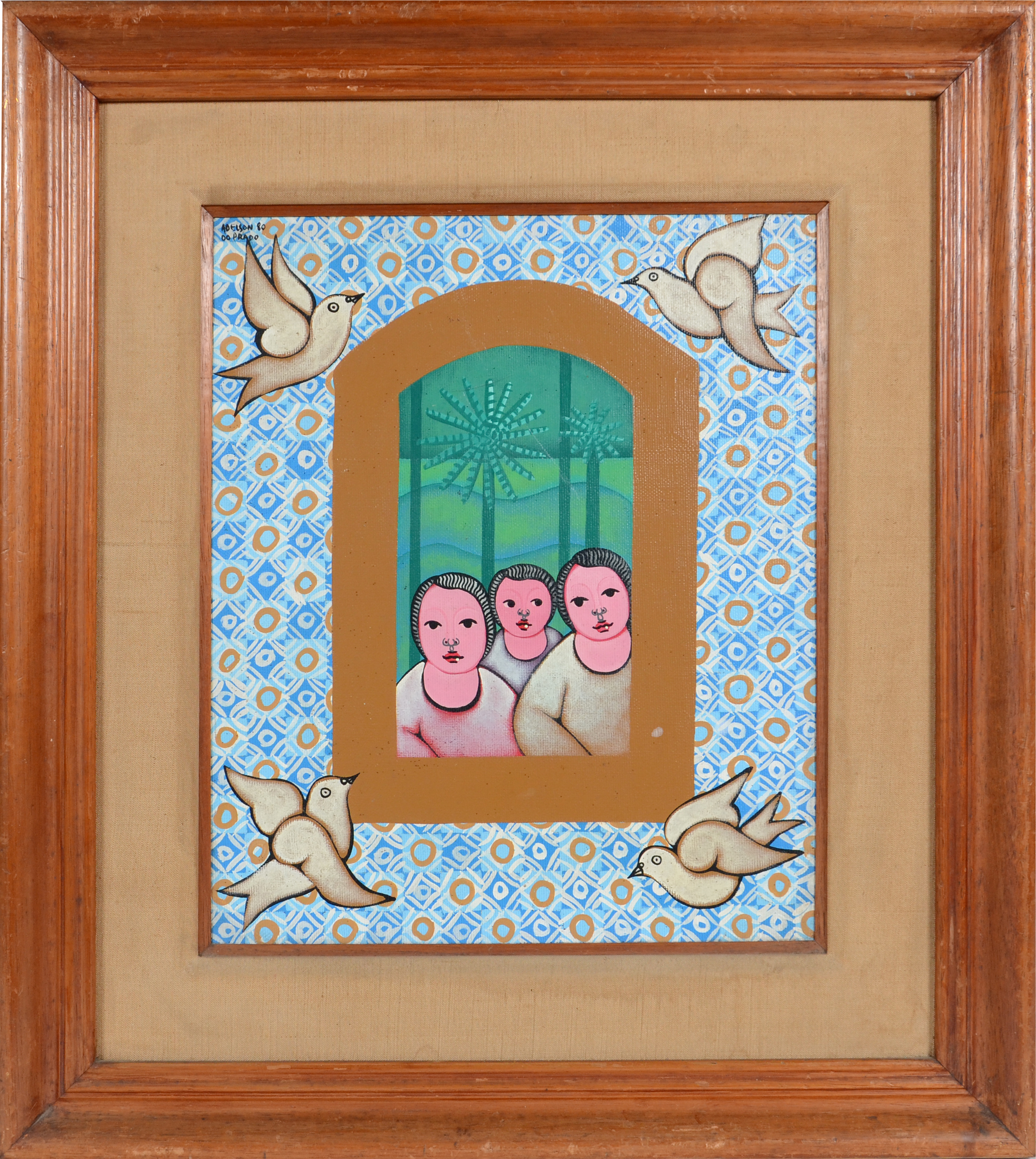 Adelson do Prado (1944-2013), Tres figuras na janela - foto 1 de 2