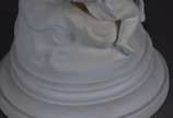 Escultura em biscuit ninfa e anjo Polle. - Escultura em biscuit ninfa e anjo Polle.