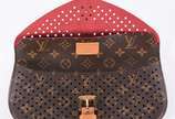 Louis Vuitton (1854), Limited Edition Monogram ... - Bolsa de mão perfurada Louis Vuitton edição limitada Croisière Collection 2012. <br><br>Sofia Coppola colaborou com Louis Vuitton para trazer su...