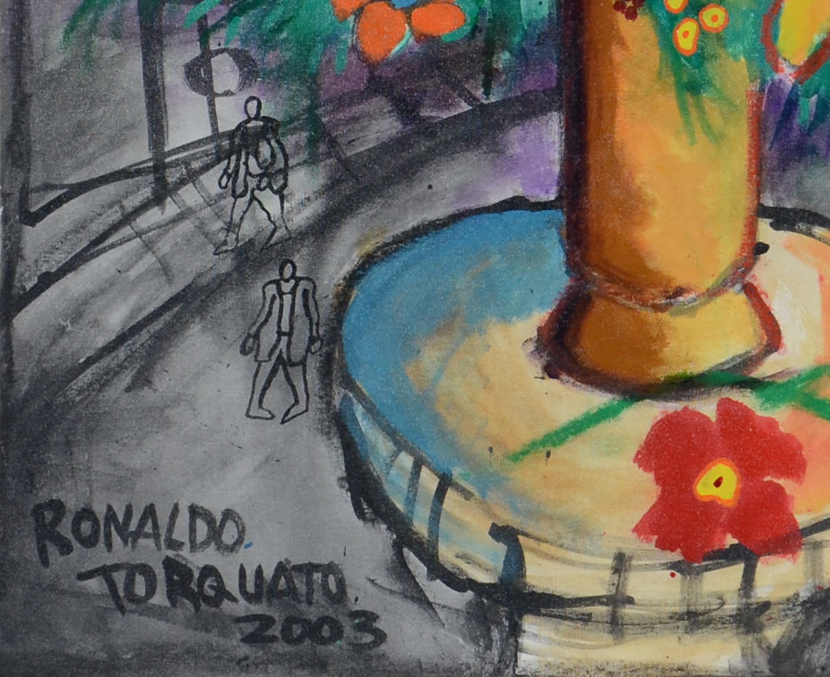 Vaso de flores e figuras - foto 2 de 2