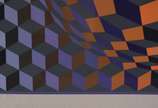 Victor Vasarely (1906-1997),  - Serigrafia EM - CE 26/200. Selo no verso da Galeria Ipanema.