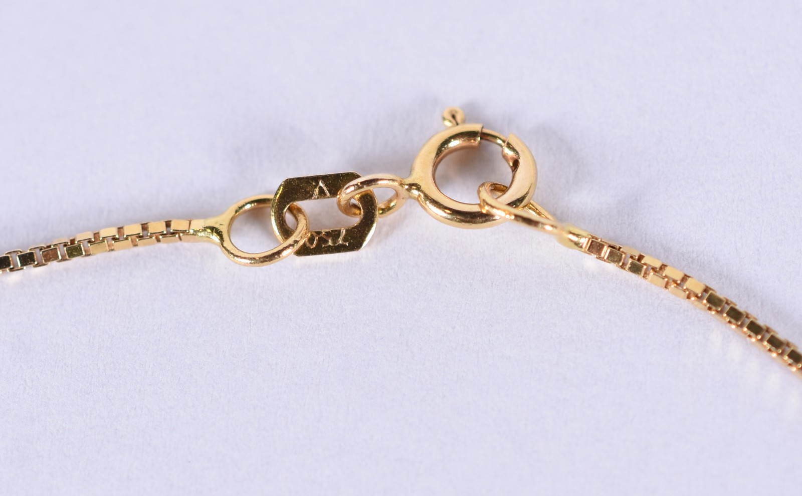 Colar de ouro 18k, contraste 750 com pingente "estrela de Davi"(Por... - foto 6 de 7