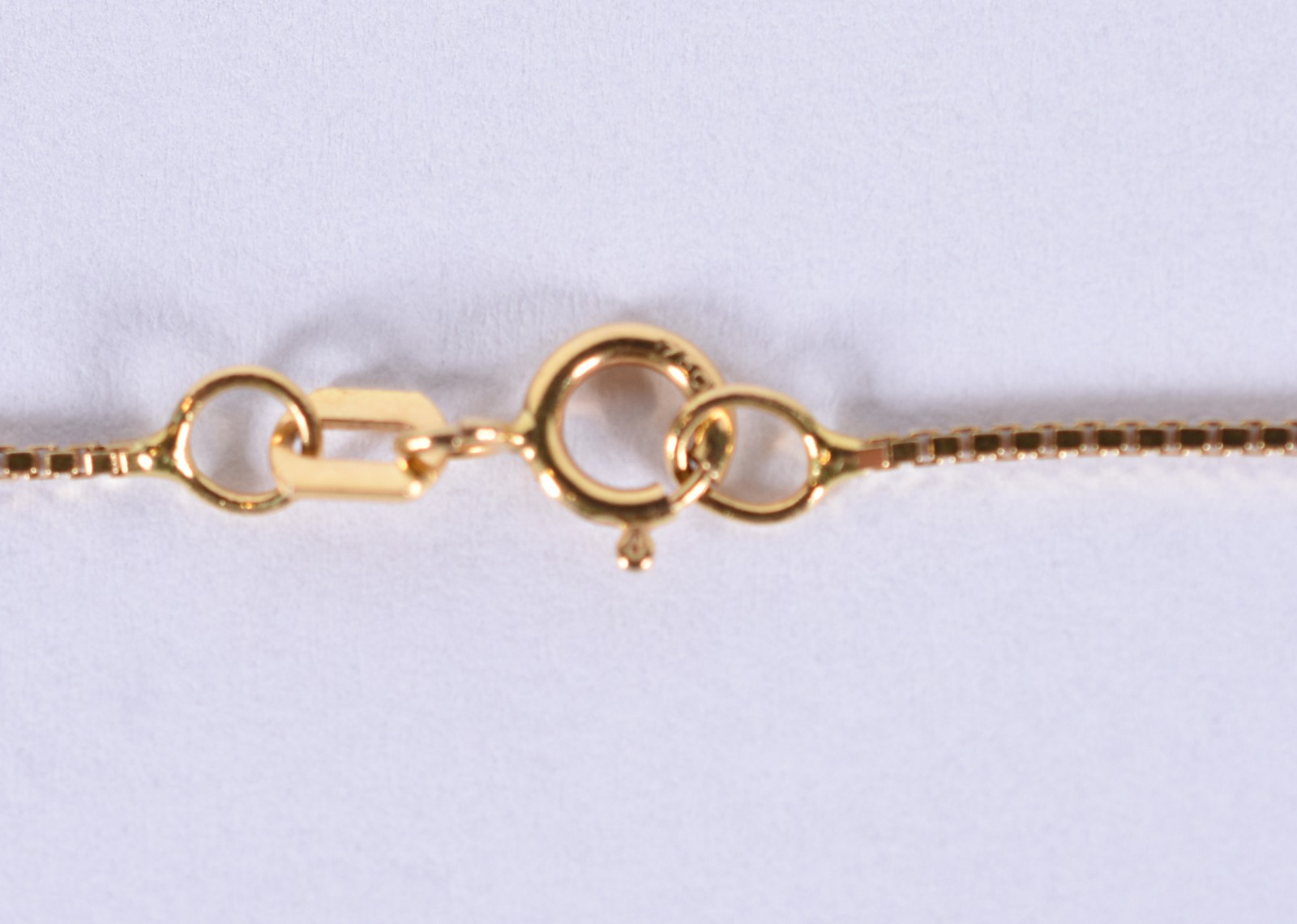 Colar de ouro 18k, contraste 750 com pingente "estrela de Davi"(Por... - foto 7 de 7