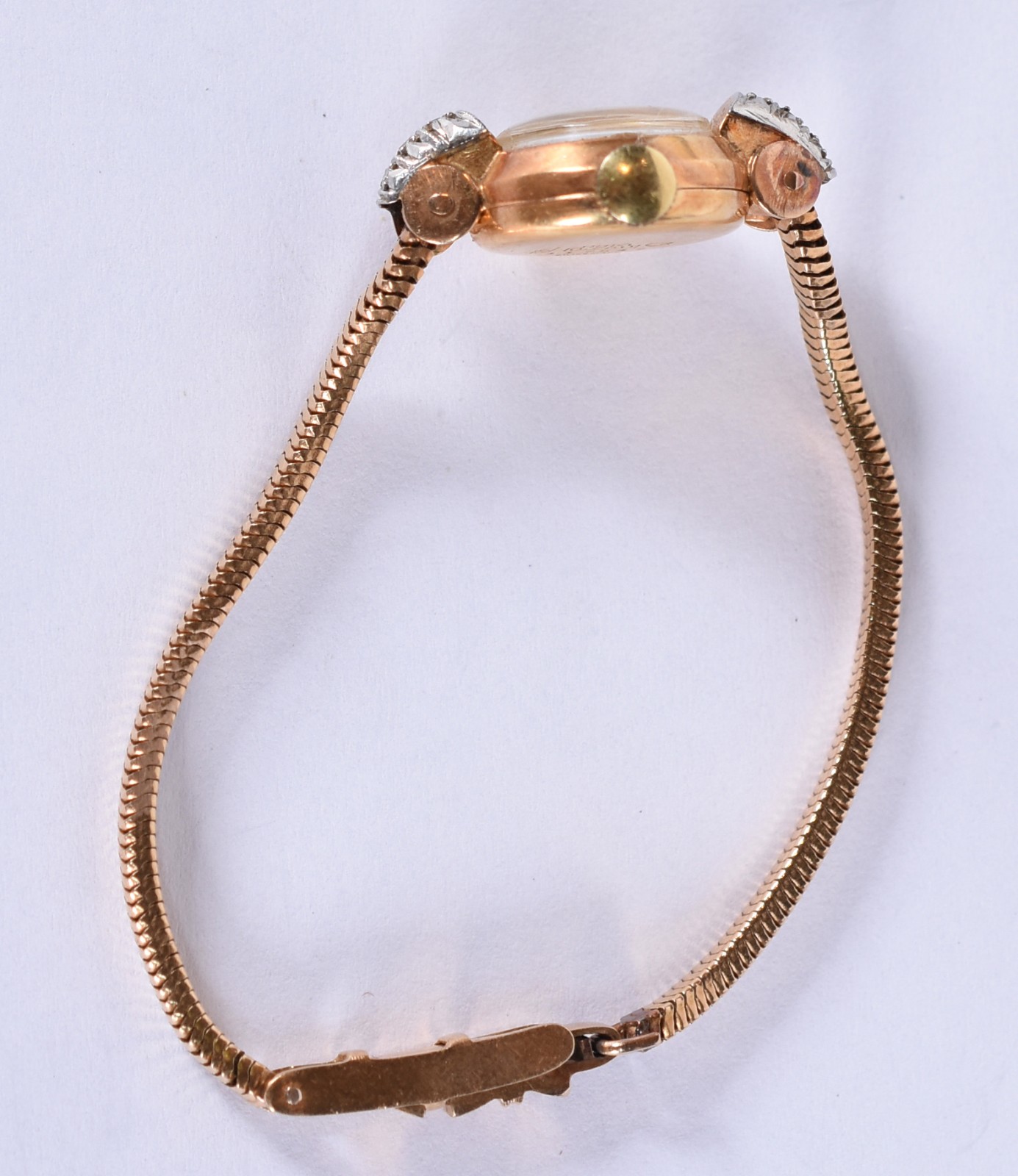 Relógio feminino 17 rubis de ouro 18k. Máquina parada.(Por motivos de... - foto 3 de 5