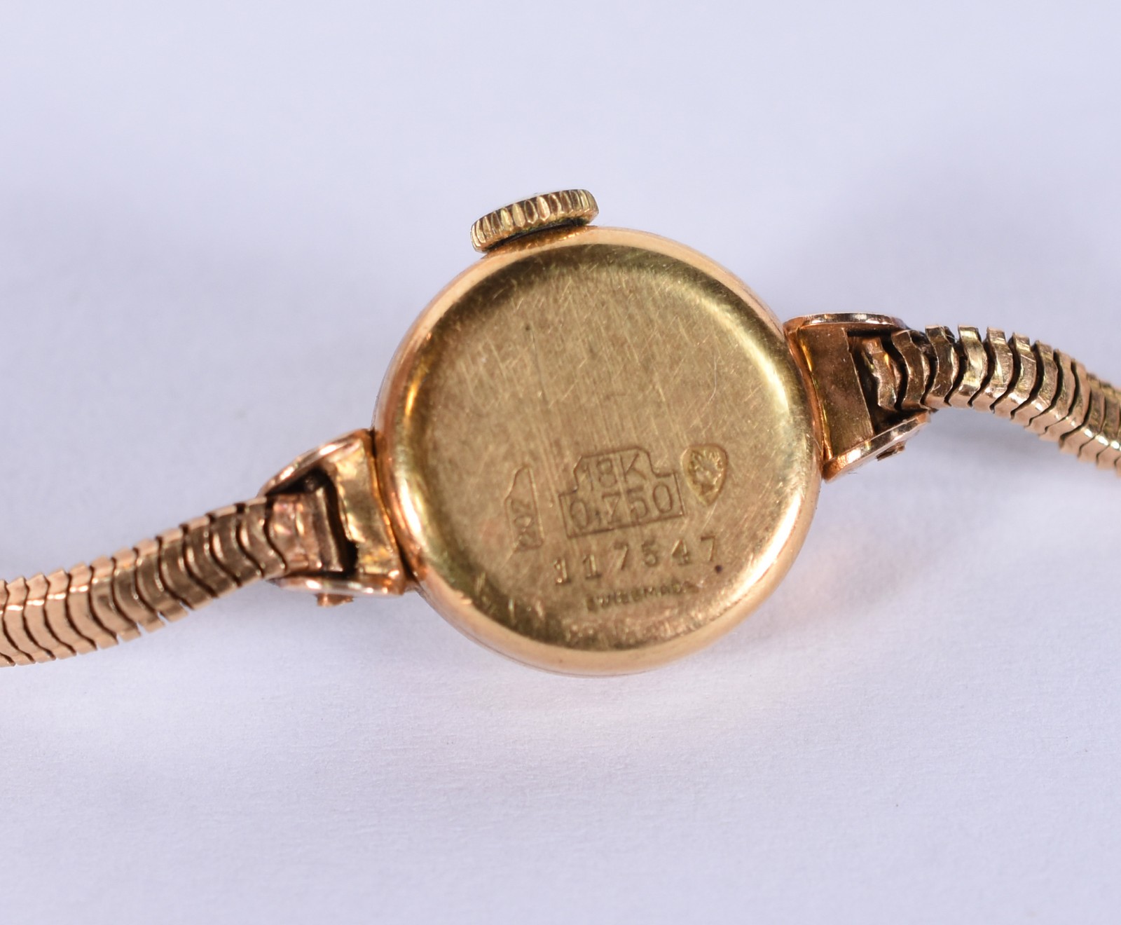 Relógio feminino 17 rubis de ouro 18k. Máquina parada.(Por motivos de... - foto 5 de 5