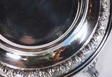 WMF (1853),  - Açucareiro de metal prateado WMF com colher e guarnição, bowl de vidro azul.