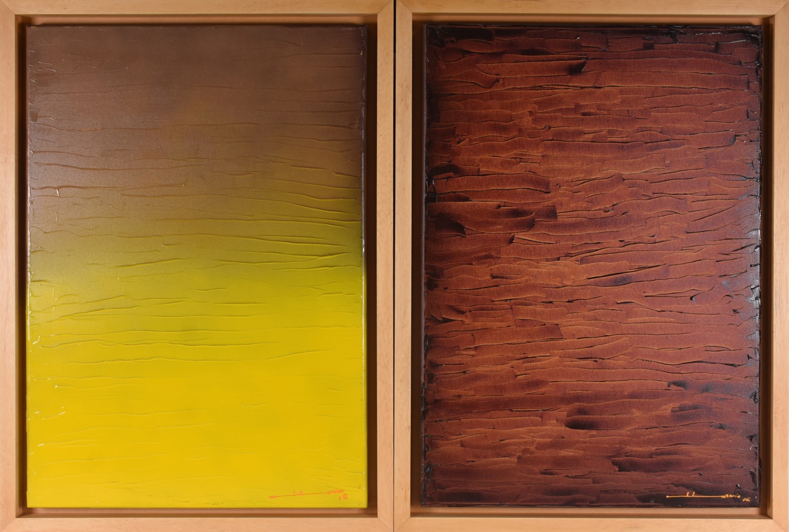 2 quadros - óleo sobre tela. - foto 1 de 4