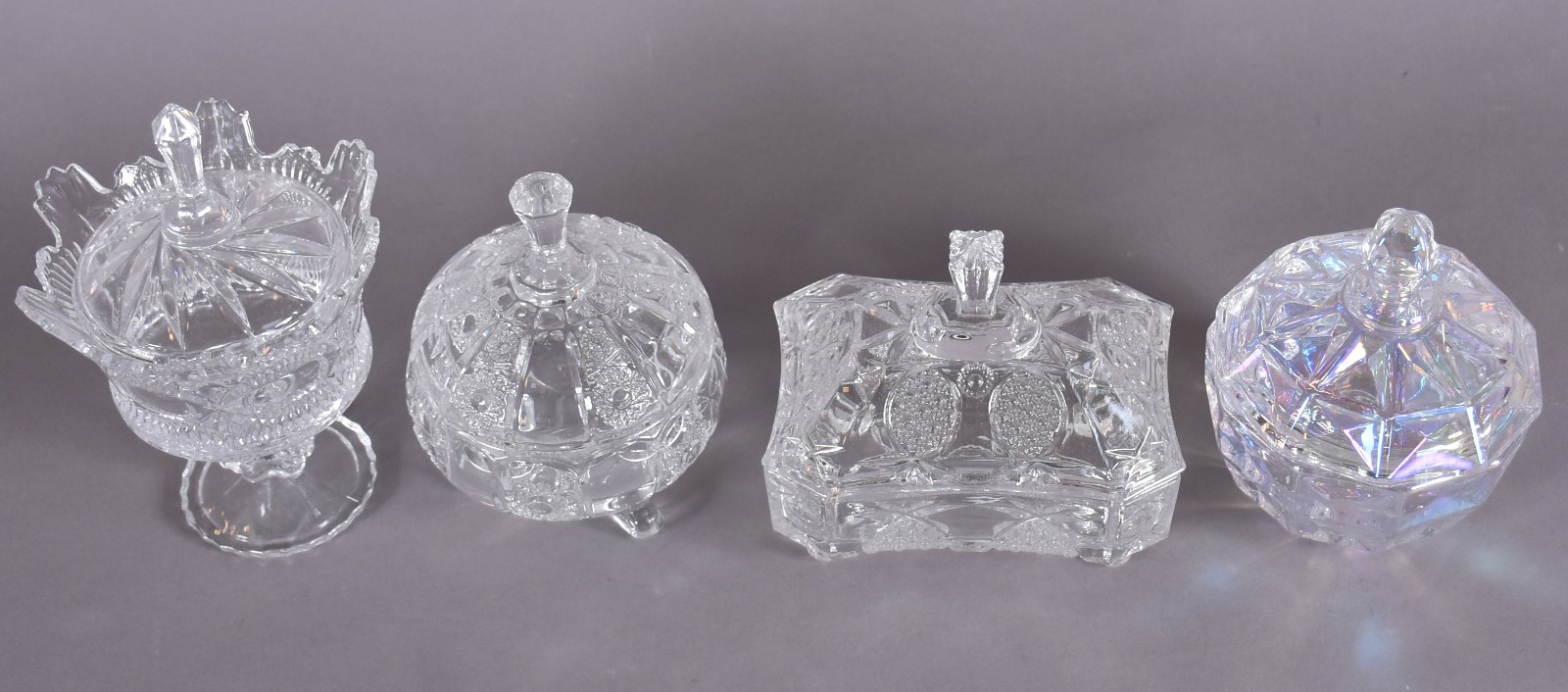 Quatro bombonieres em demi cristal. - foto 2 de 4