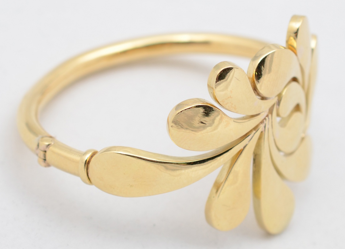 Pulseira em ouro amarelo 18 k 750. Peso total 37,7 g. - foto 1 de 2