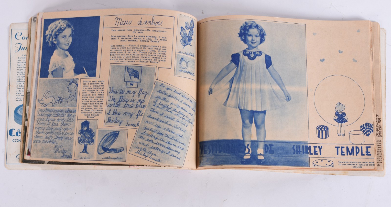 Brinquedo antigo - Boneca "Shirley Temple", acompanha o álbum com... - foto 5 de 10