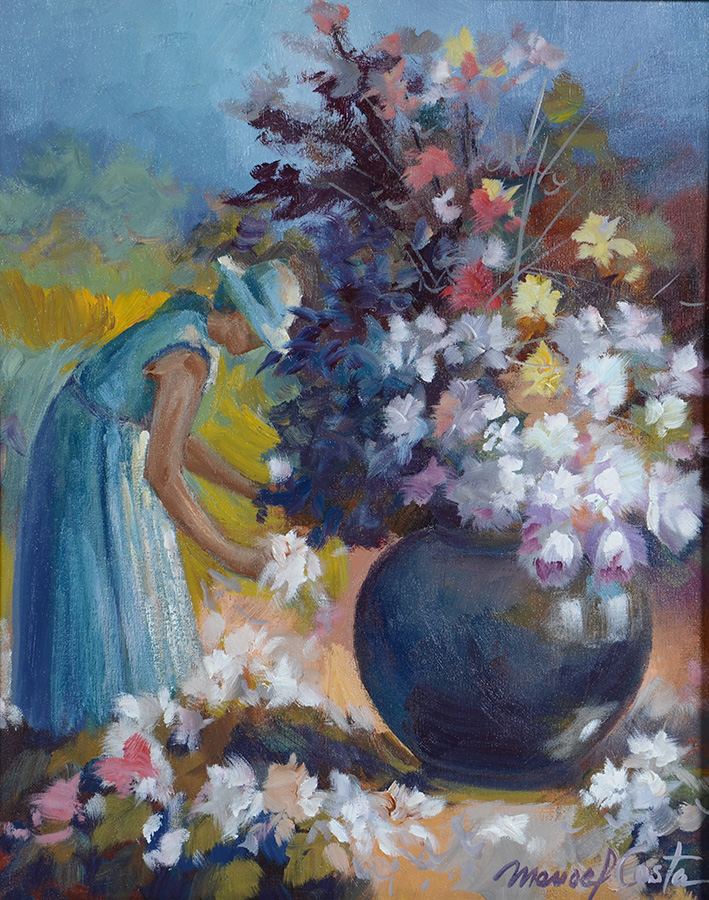 MANOEL COSTA (1943) - Florista - ost - 40 x 50 - foto 2 de 3
