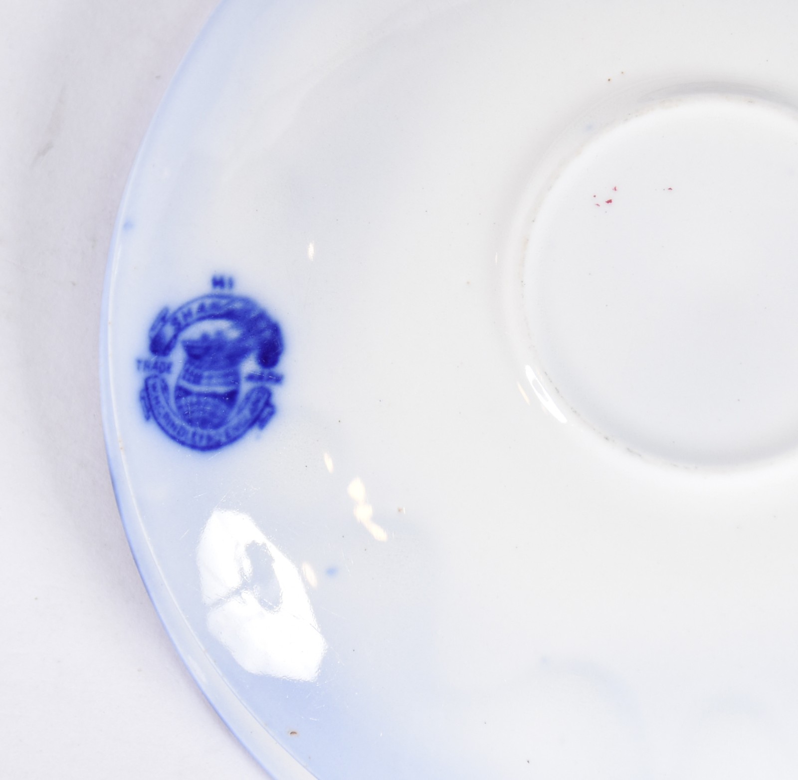 Parte de serviço de faiança inglesa azul borrão, sendo: sopeira, 9... - foto 7 de 9