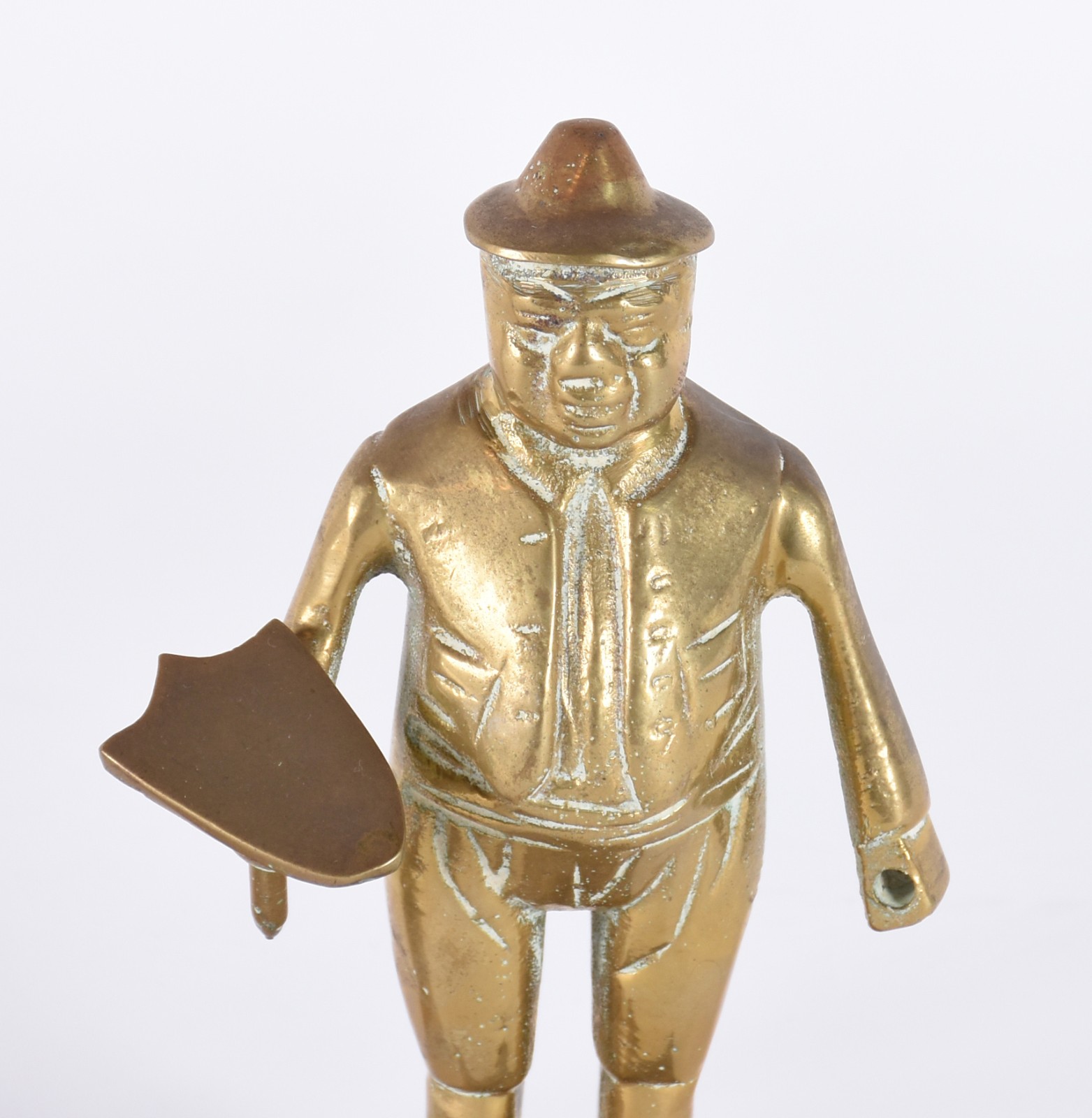 Par de esculturas de bronze representando Dom Quixote e Sancho Pança. - foto 3 de 5