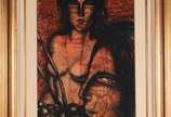 Farnese de Andrade (1926-1996), Figuras - Tecnica mista sobre madeira.