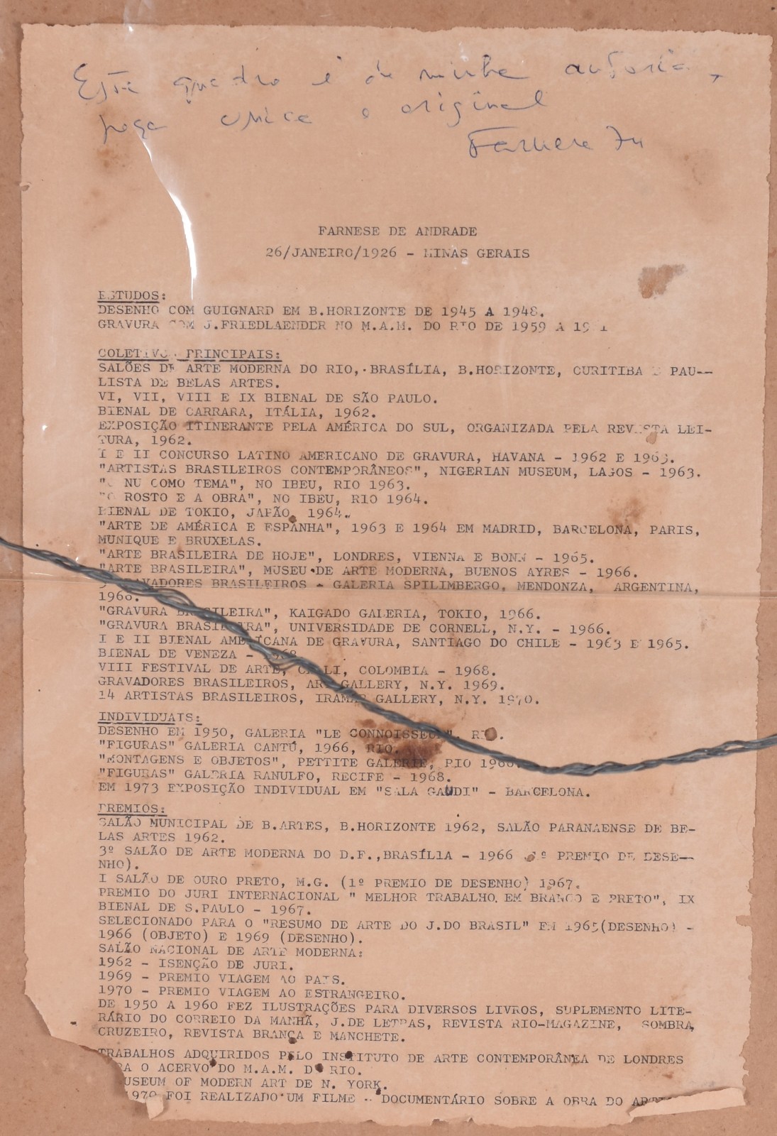 Farnese de Andrade (1926-1996), Figuras - foto 5 de 5