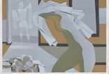 Enrico Bianco (1918-2013), Figuras femininas - Serigrafia 58/100. (Passepartout com pequenas manchas).