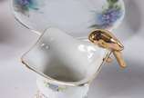 Lote com 15 xícaras de café com pires, porcelan... - Lote com 15 xícaras de café com pires, porcelanas de diversos modelos e procedências.